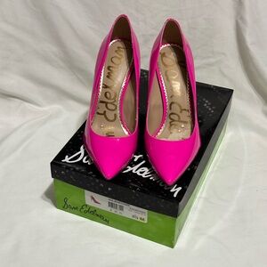 Sam Edelman Neon Fuchsia Heels
